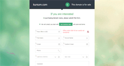 Desktop Screenshot of kursum.com