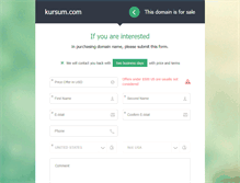 Tablet Screenshot of kursum.com
